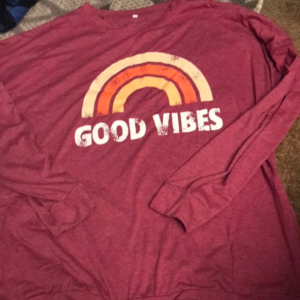 Long sleeve crew neck